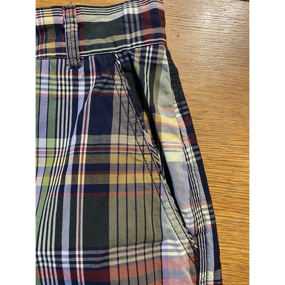 Canterbury Of New Zealand Rugby Chino Shorts Men 33 Multicolored‎ Plaid Outdoors - Picture 2 of 9